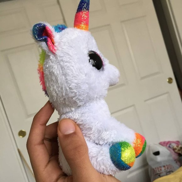 White Pony Ty Plush - Picture 3 of 6